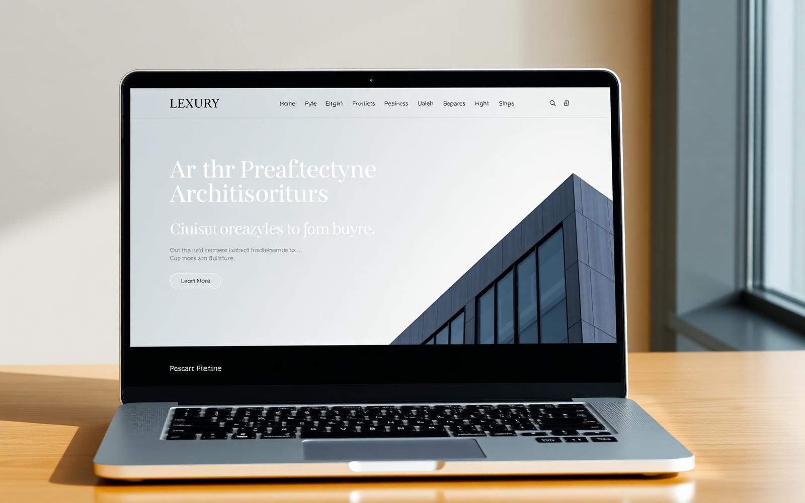 Site institucional para escritório de arquitetura